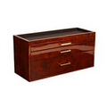 Meridian Stack Burlwood 5-Piece Watch Storage Box